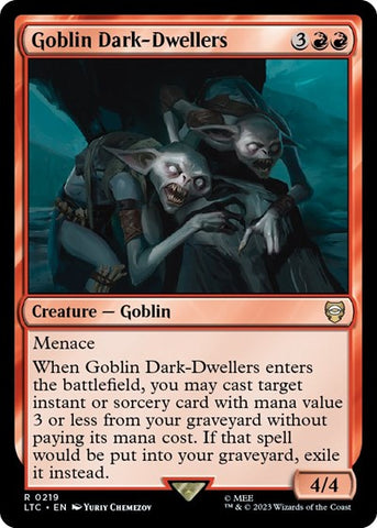 Goblin Dark-Dwellers (Commander: The Lord of the Rings: Tales of Middle-earth) Near Mint