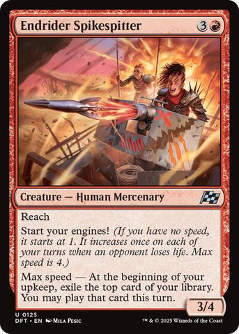 Endrider Spikespitter (Aetherdrift) Near Mint Foil