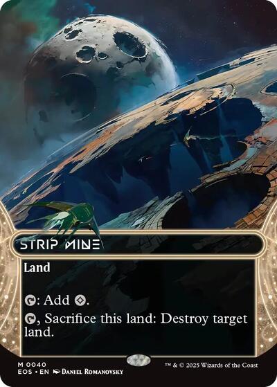 Strip Mine (0040) (Borderless) (Stellar Sights) Near Mint