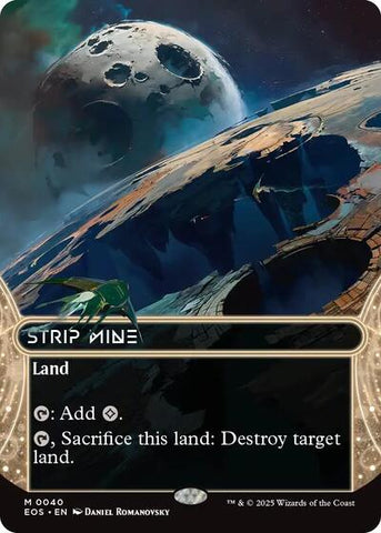 Strip Mine (0040) (Borderless) (Stellar Sights) Near Mint