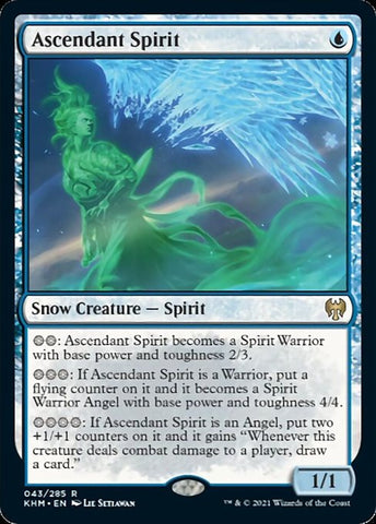 Ascendant Spirit (Kaldheim) Near Mint Foil