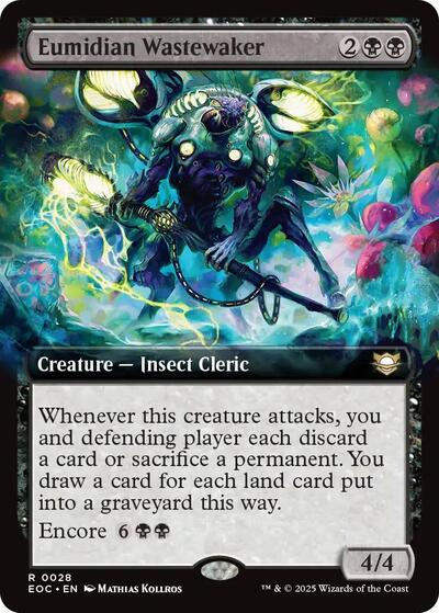 Eumidian Wastewaker (Extended Art) (Commander: Edge of Eternities) Near Mint
