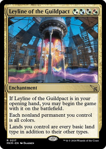 Leyline of the Guildpact (Murders at Karlov Manor) Near Mint Foil