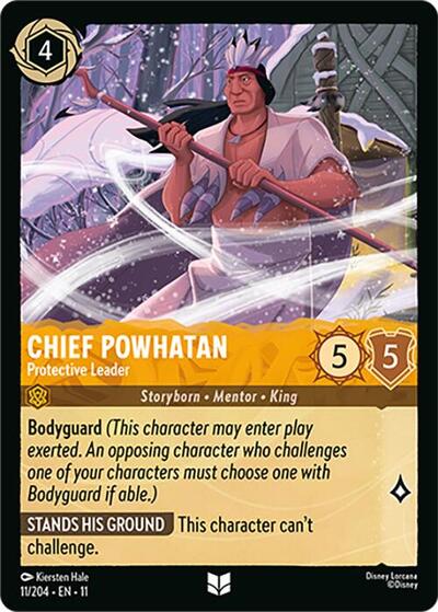 Chief Powhatan - Protective Leader (Winterspell) Near Mint