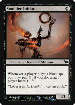 Smolder Initiate (Shadowmoor) Near Mint