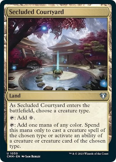 Secluded Courtyard (Commander Masters) Near Mint