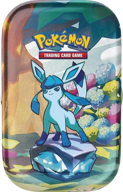 Prismatic Evolutions Mini Tin (Glaceon)