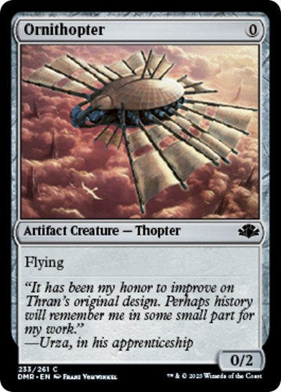 Ornithopter (Dominaria Remastered) Near Mint