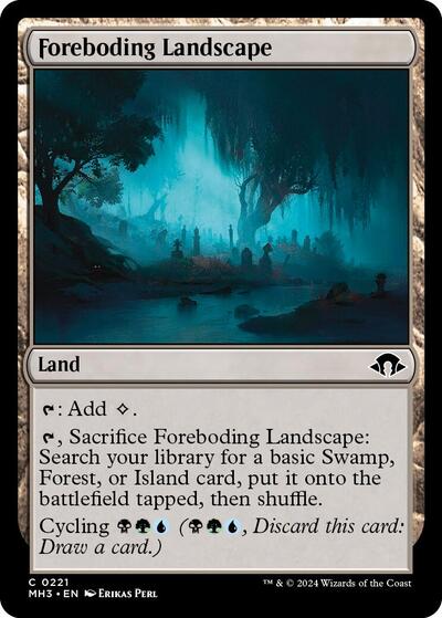Foreboding Landscape (Modern Horizons 3) Near Mint Foil