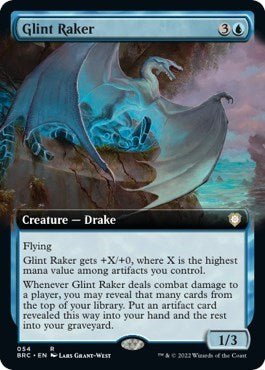 Glint Raker (Extended Art) (Commander: The Brothers' War) Near Mint