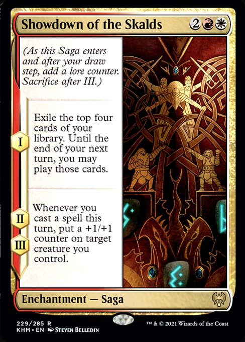 Showdown of the Skalds (Kaldheim) Near Mint Foil