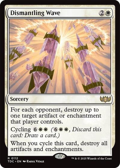 Dismantling Wave (Commander: Tarkir: Dragonstorm) Near Mint
