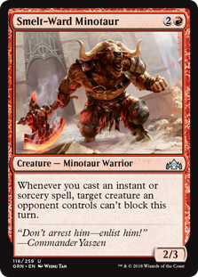 Smelt-Ward Minotaur (Guilds of Ravnica) Near Mint Foil