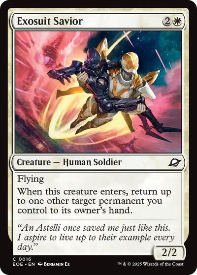 Exosuit Savior (Edge of Eternities) Near Mint Foil