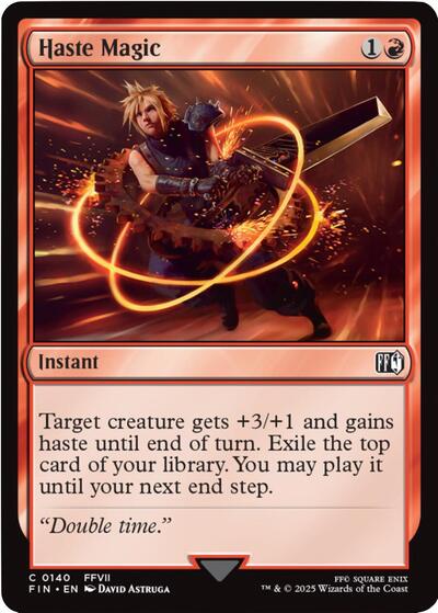 Haste Magic (Universes Beyond: FINAL FANTASY) Near Mint Foil
