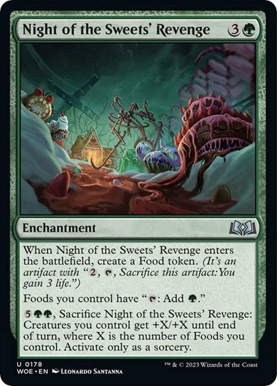 Night of the Sweets' Revenge (Wilds of Eldraine) Near Mint Foil