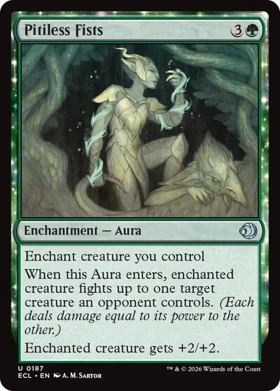 Pitiless Fists (Lorwyn Eclipsed) Near Mint Foil