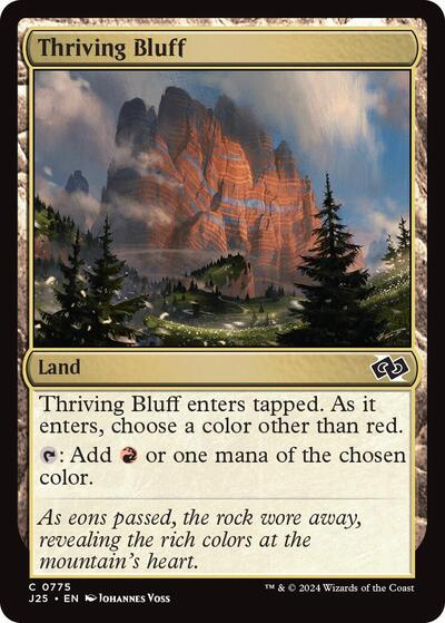 Thriving Bluff (Foundations Jumpstart) Near Mint