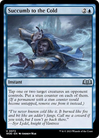Succumb to the Cold (Wilds of Eldraine) Near Mint
