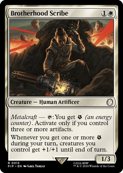 Brotherhood Scribe (Universes Beyond: Fallout) Near Mint Foil