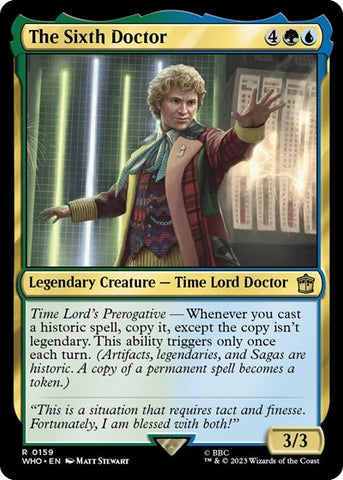 The Sixth Doctor (Universes Beyond: Doctor Who) Near Mint