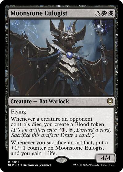 Moonstone Eulogist (Commander: Bloomburrow) Near Mint