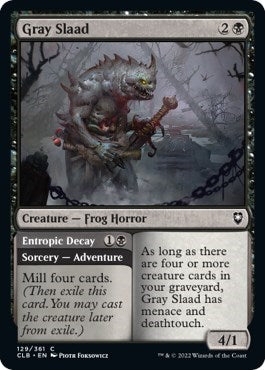 Gray Slaad (Commander Legends: Battle for Baldur's Gate) Near Mint Foil