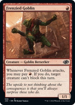Frenzied Goblin (Jumpstart 2022) Near Mint