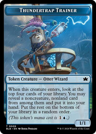 Thundertrap Trainer Token (Bloomburrow) Near Mint
