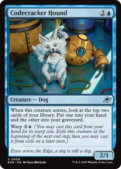 Codecracker Hound (Edge of Eternities) Near Mint