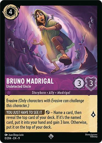 Bruno Madrigal - Undetected Uncle (Fabled) Near Mint