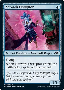 Network Disruptor (Kamigawa: Neon Dynasty) Near Mint Foil