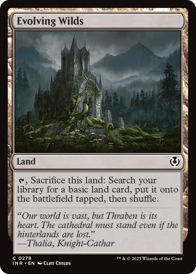 Evolving Wilds (Innistrad Remastered) Light Play Foil
