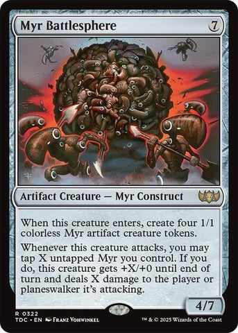 Myr Battlesphere (Commander: Tarkir: Dragonstorm) Near Mint