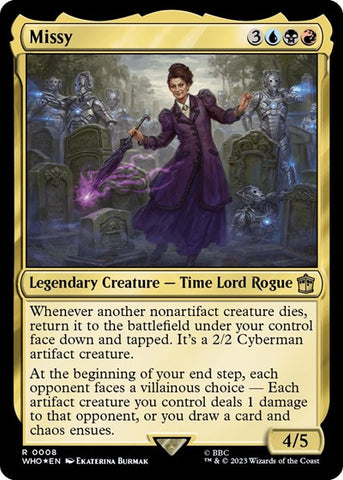 Missy (Universes Beyond: Doctor Who) Near Mint Foil