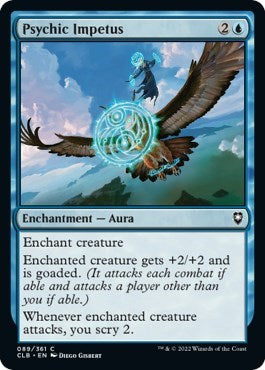 Psychic Impetus (Commander Legends: Battle for Baldur's Gate) Near Mint Foil