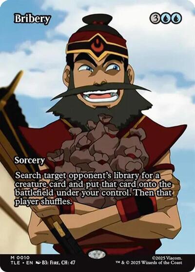 Bribery (Borderless) (Avatar: The Last Airbender: Eternal-Legal) Near Mint Foil