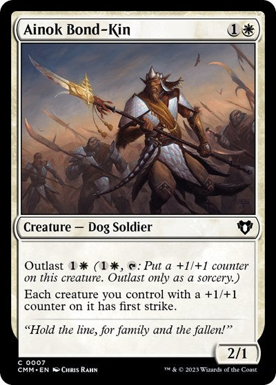 Ainok Bond-Kin (Commander Masters) Near Mint Foil