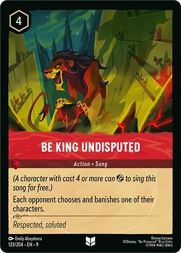 Be King Undisputed (Fabled) Near Mint