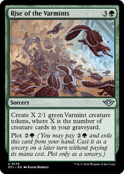 Rise of the Varmints (Outlaws of Thunder Junction) Near Mint Foil