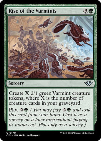 Rise of the Varmints (Outlaws of Thunder Junction) Near Mint Foil