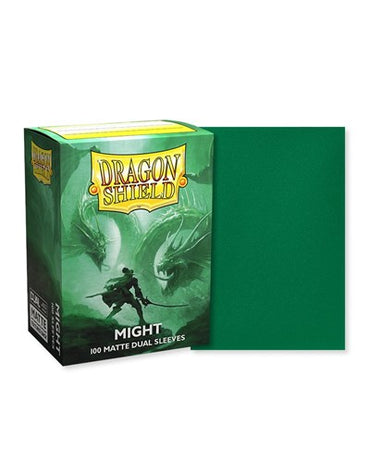 Dragon Shield Dual Matte Standard Sleeves Might (100-Pack) (Dragon Shield) New