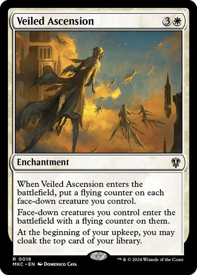 Veiled Ascension (Commander: Murders at Karlov Manor) Near Mint
