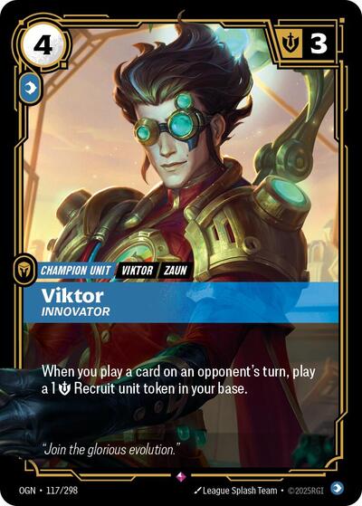Viktor Innovator (Origins) Near Mint Foil