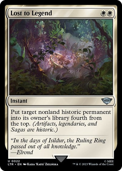 Lost to Legend (Universes Beyond: The Lord of the Rings: Tales of Middle-earth) Near Mint Foil
