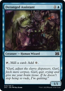 Deranged Assistant (Double Masters 2022) Near Mint Foil