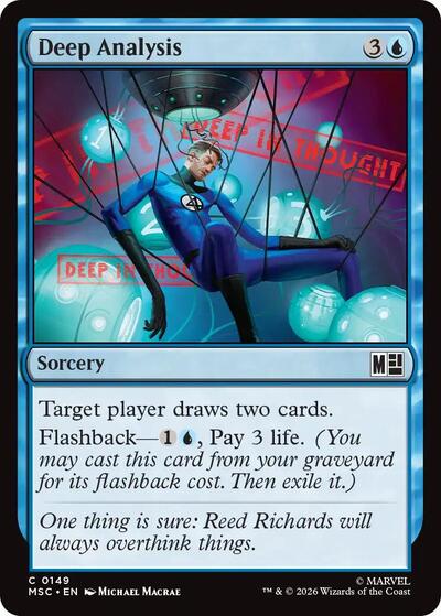 Deep Analysis (Surge Foil) (Commander: Marvel Super Heroes) Near Mint Foil