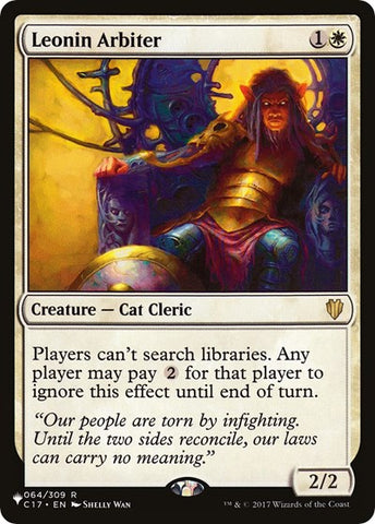 Leonin Arbiter (The List) Near Mint