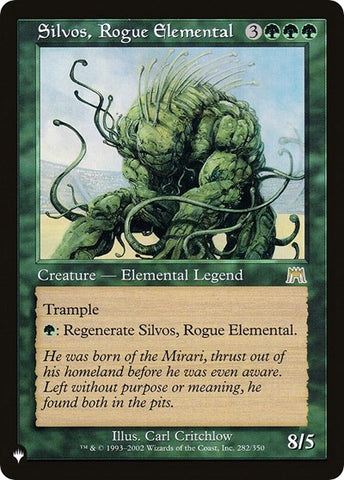 Silvos, Rogue Elemental (The List) Near Mint