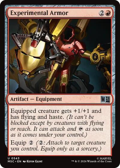 Experimental Armor (Commander: Marvel Super Heroes) Near Mint